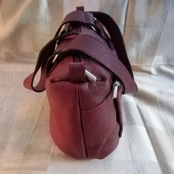 Nuovedive genuine leather satchel shoulder bag - Picture 3 of 7